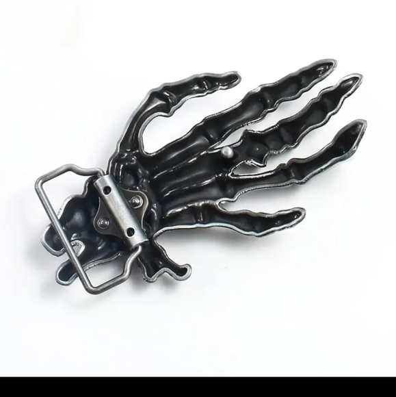 New skeleton hand Belt buckle 5.11x2.75 - Picture 3 of 5
